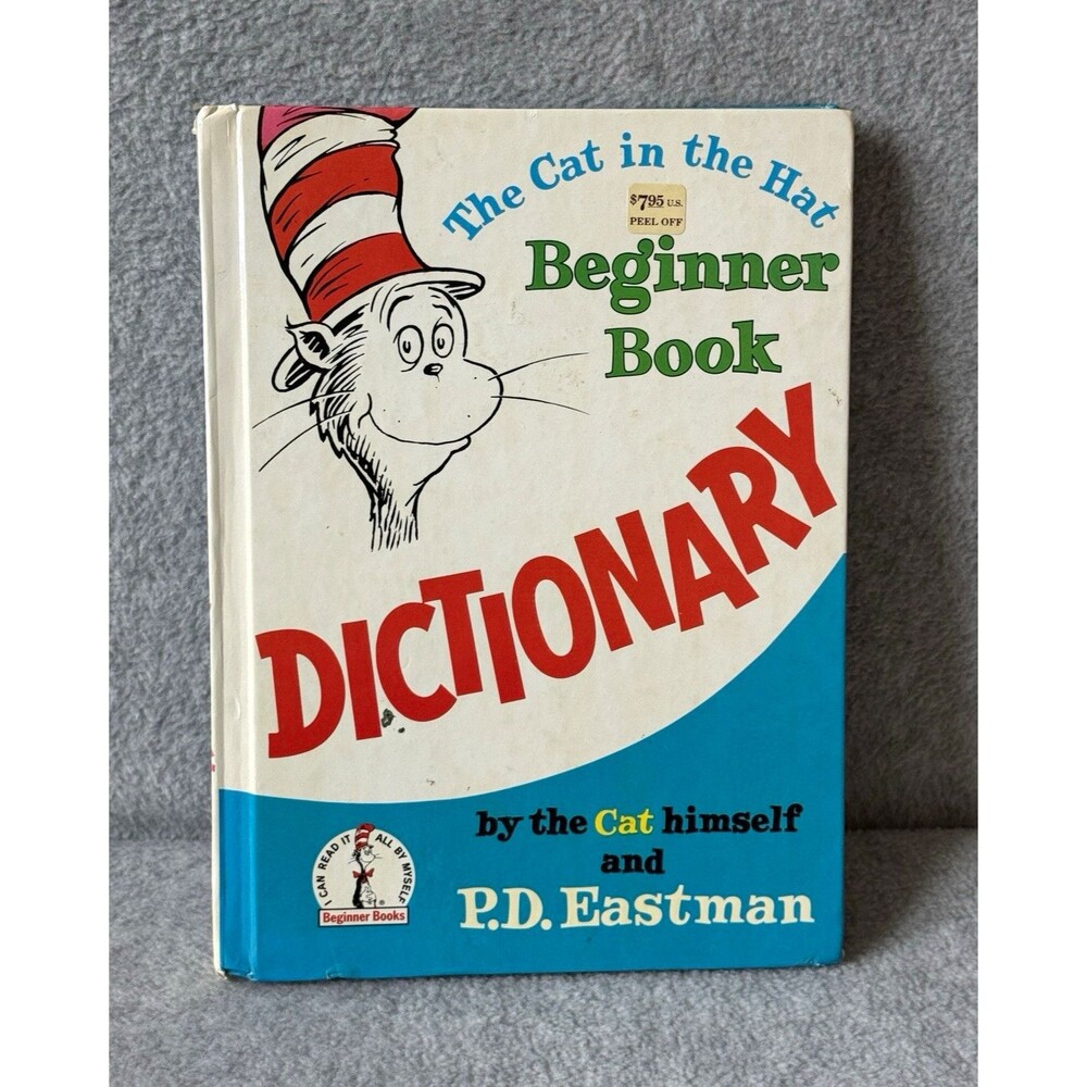 The Cat in the Hat Beginner Book Dictionary P.D. Eastman Hardcover 1964